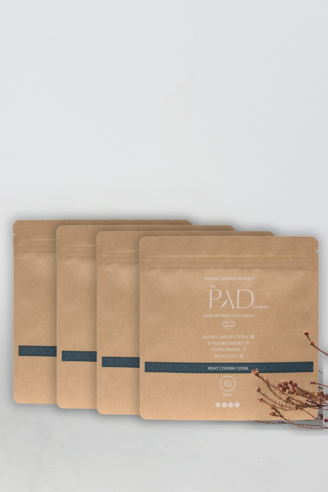 Combo Pack 40 Pads (Night) Ultrathin Pads With Wings